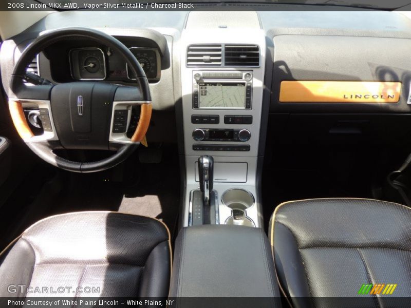 Vapor Silver Metallic / Charcoal Black 2008 Lincoln MKX AWD