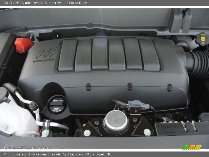Summit White / Cocoa Dune 2013 GMC Acadia Denali