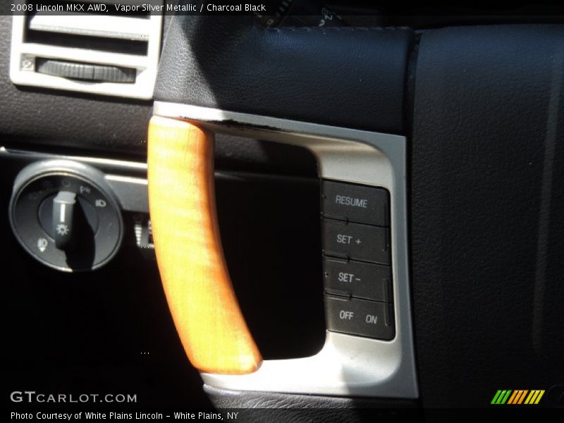 Vapor Silver Metallic / Charcoal Black 2008 Lincoln MKX AWD