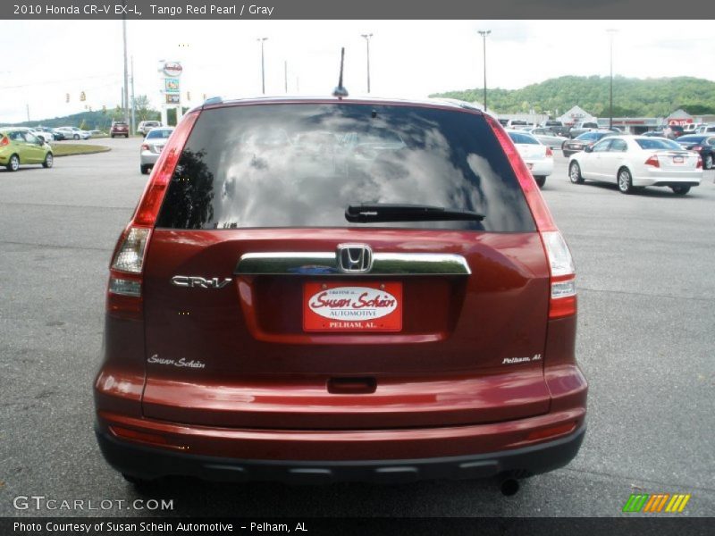 Tango Red Pearl / Gray 2010 Honda CR-V EX-L