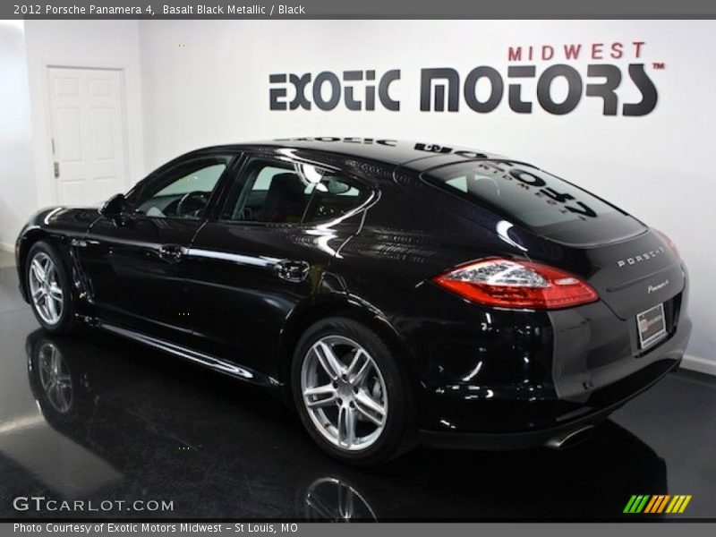 Basalt Black Metallic / Black 2012 Porsche Panamera 4