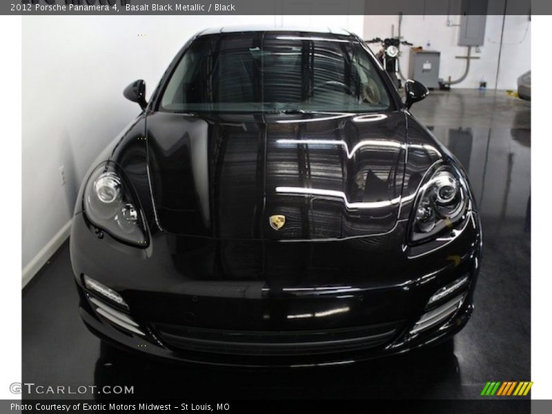 Basalt Black Metallic / Black 2012 Porsche Panamera 4