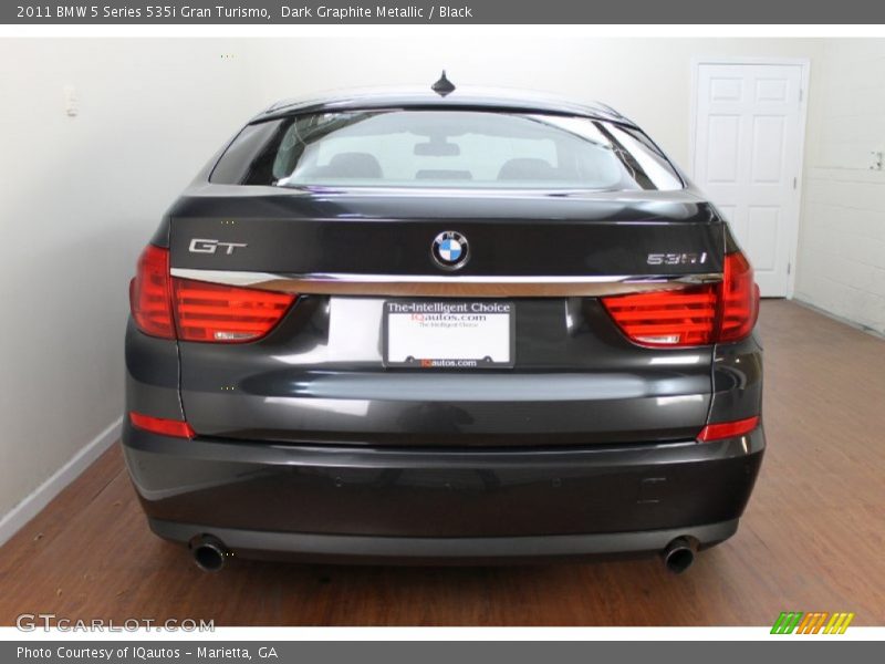 Dark Graphite Metallic / Black 2011 BMW 5 Series 535i Gran Turismo