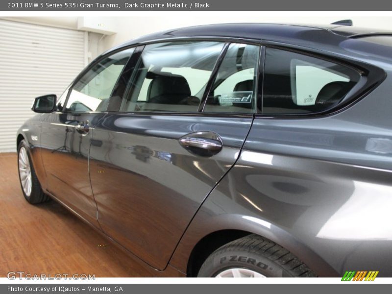 Dark Graphite Metallic / Black 2011 BMW 5 Series 535i Gran Turismo