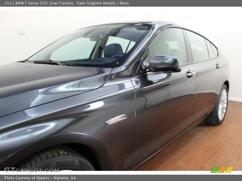 Dark Graphite Metallic / Black 2011 BMW 5 Series 535i Gran Turismo