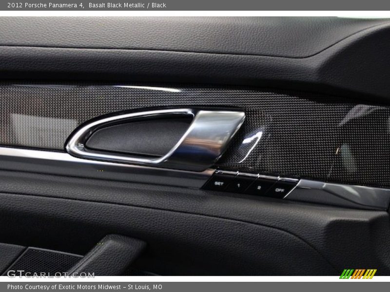 Basalt Black Metallic / Black 2012 Porsche Panamera 4