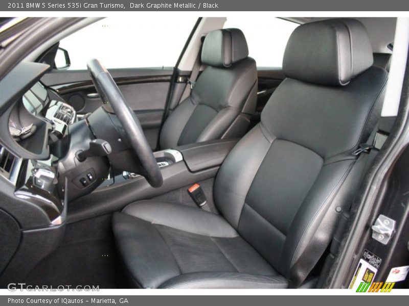 Front Seat of 2011 5 Series 535i Gran Turismo
