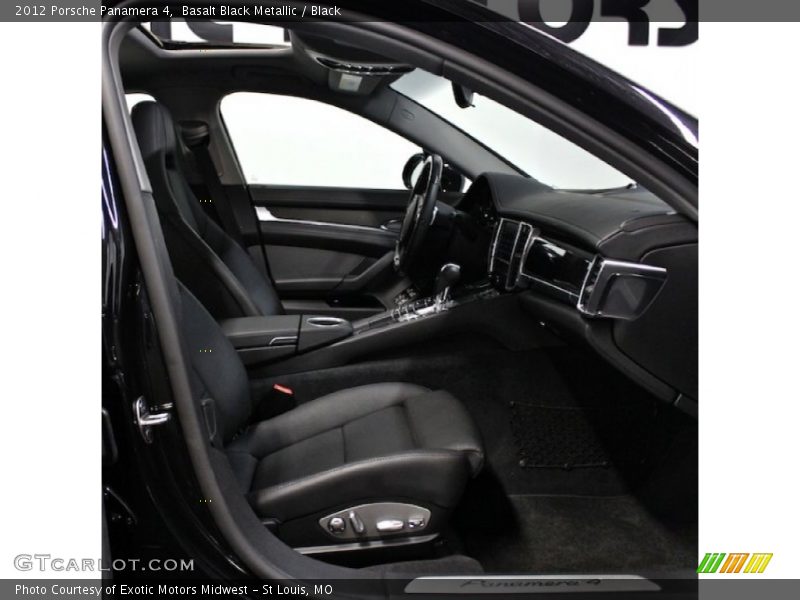 Basalt Black Metallic / Black 2012 Porsche Panamera 4