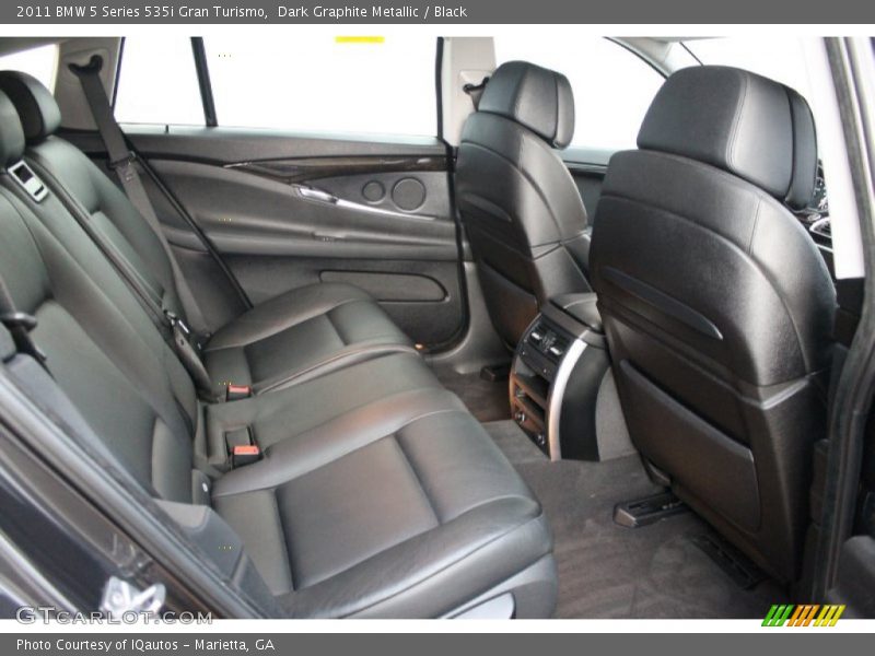Rear Seat of 2011 5 Series 535i Gran Turismo