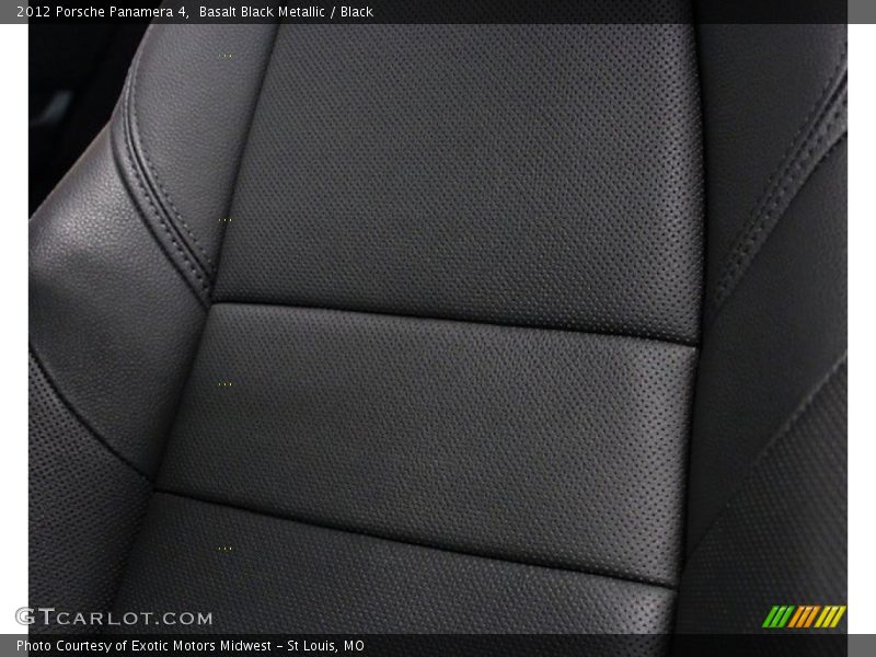 Basalt Black Metallic / Black 2012 Porsche Panamera 4