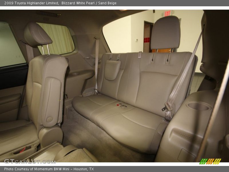 Blizzard White Pearl / Sand Beige 2009 Toyota Highlander Limited