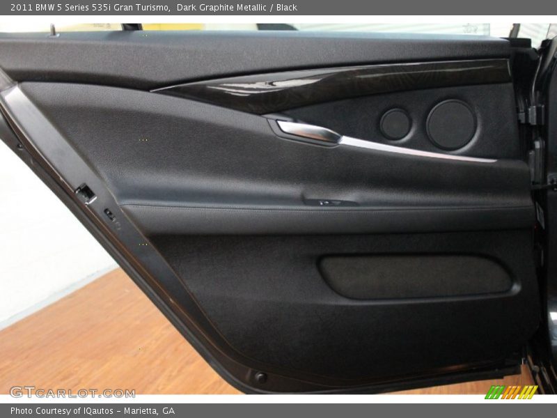Dark Graphite Metallic / Black 2011 BMW 5 Series 535i Gran Turismo