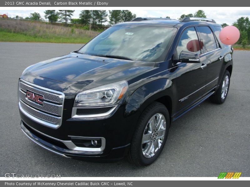 Carbon Black Metallic / Ebony 2013 GMC Acadia Denali