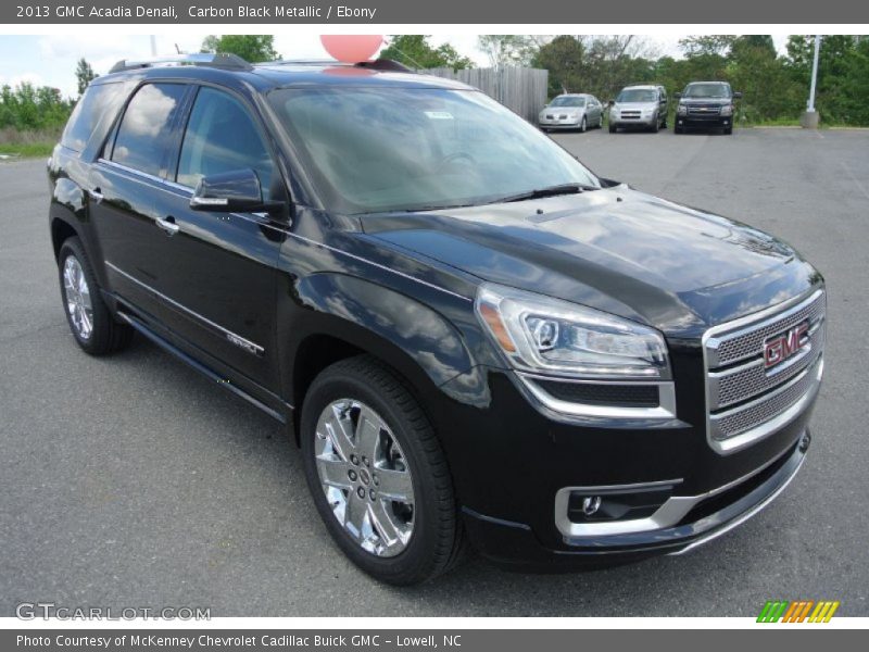 Carbon Black Metallic / Ebony 2013 GMC Acadia Denali