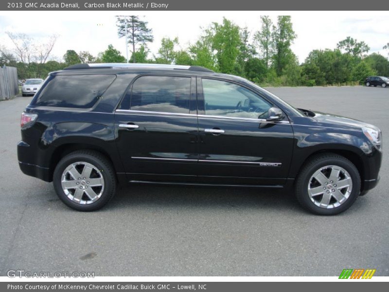 Carbon Black Metallic / Ebony 2013 GMC Acadia Denali