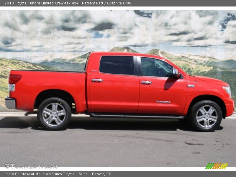 Radiant Red / Graphite Gray 2010 Toyota Tundra Limited CrewMax 4x4