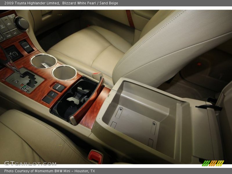 Blizzard White Pearl / Sand Beige 2009 Toyota Highlander Limited