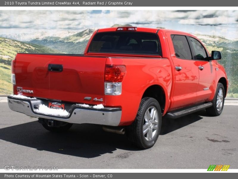 Radiant Red / Graphite Gray 2010 Toyota Tundra Limited CrewMax 4x4