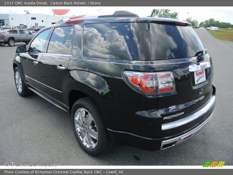 Carbon Black Metallic / Ebony 2013 GMC Acadia Denali