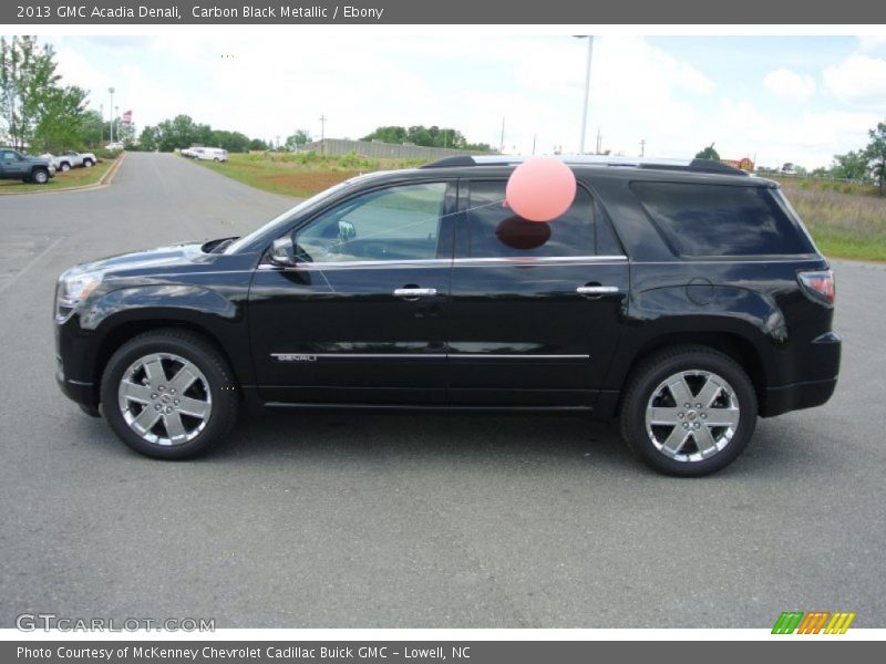Carbon Black Metallic / Ebony 2013 GMC Acadia Denali