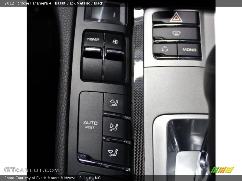 Controls of 2012 Panamera 4