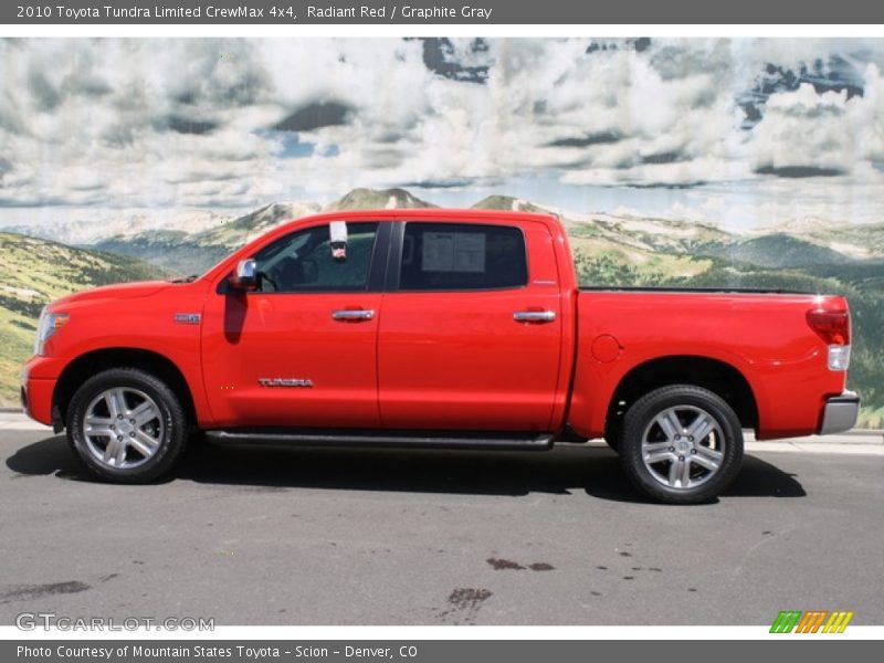 Radiant Red / Graphite Gray 2010 Toyota Tundra Limited CrewMax 4x4