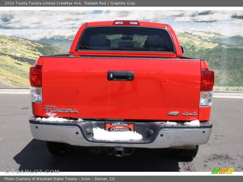 Radiant Red / Graphite Gray 2010 Toyota Tundra Limited CrewMax 4x4