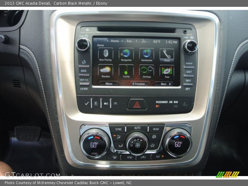 Carbon Black Metallic / Ebony 2013 GMC Acadia Denali