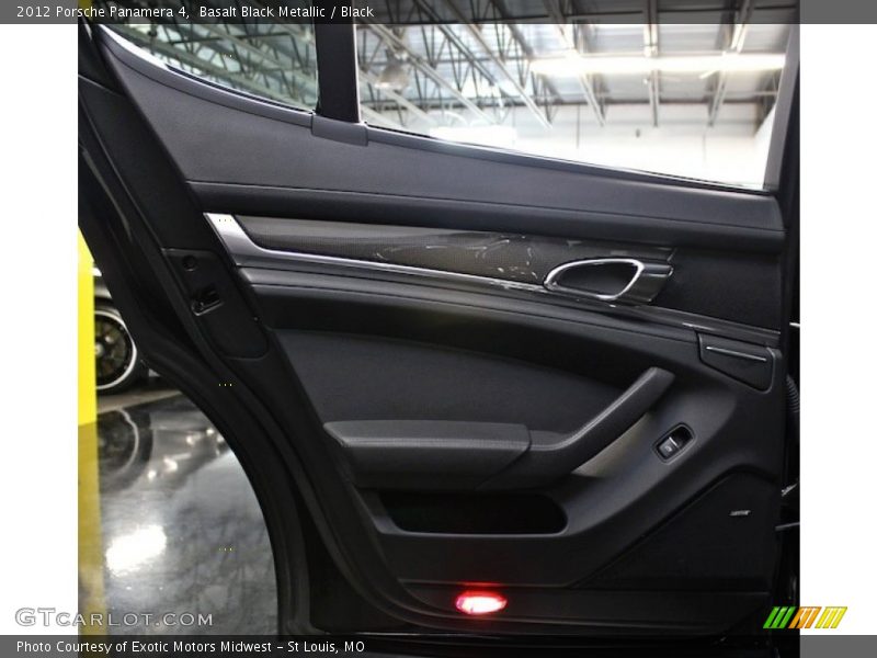 Basalt Black Metallic / Black 2012 Porsche Panamera 4