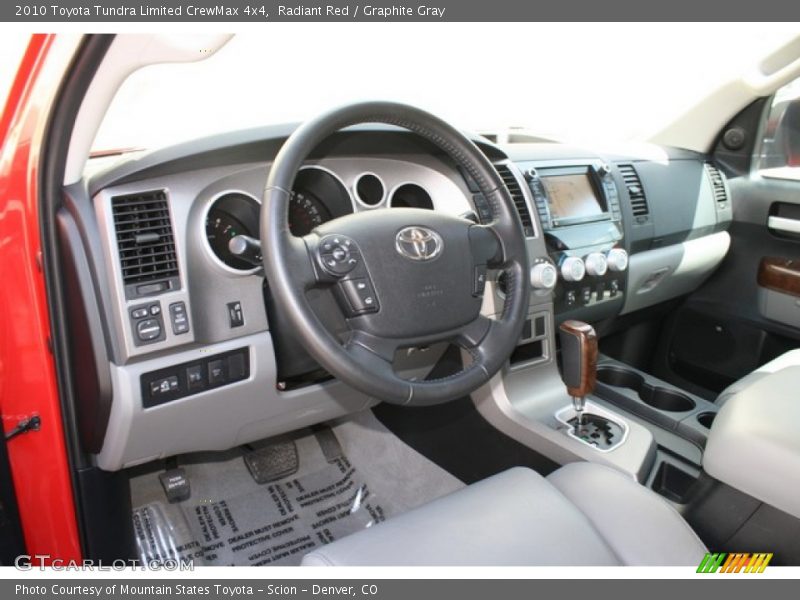 Radiant Red / Graphite Gray 2010 Toyota Tundra Limited CrewMax 4x4