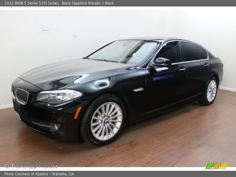 Black Sapphire Metallic / Black 2012 BMW 5 Series 535i Sedan