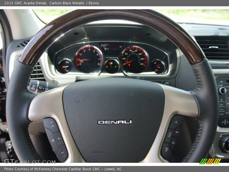 Carbon Black Metallic / Ebony 2013 GMC Acadia Denali