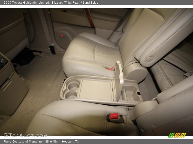Blizzard White Pearl / Sand Beige 2009 Toyota Highlander Limited