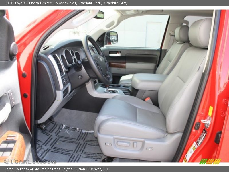 Radiant Red / Graphite Gray 2010 Toyota Tundra Limited CrewMax 4x4