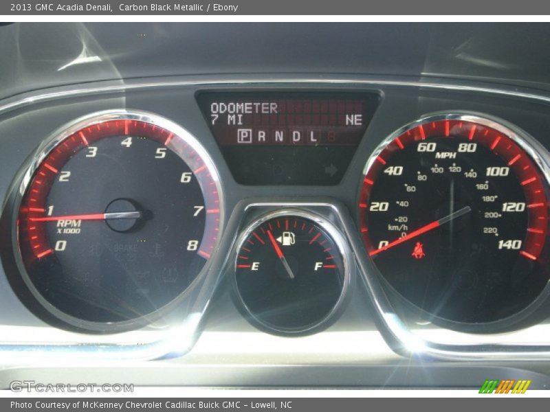 Carbon Black Metallic / Ebony 2013 GMC Acadia Denali