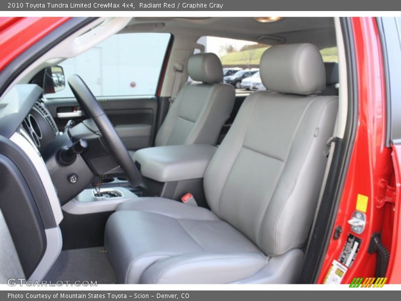 Radiant Red / Graphite Gray 2010 Toyota Tundra Limited CrewMax 4x4