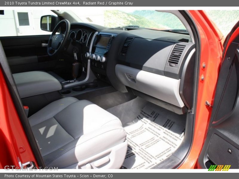 Radiant Red / Graphite Gray 2010 Toyota Tundra Limited CrewMax 4x4