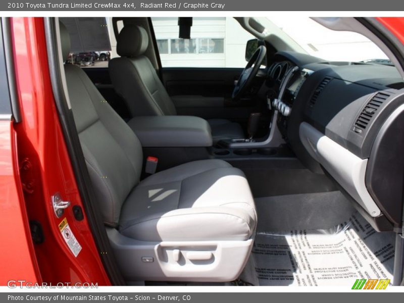 Radiant Red / Graphite Gray 2010 Toyota Tundra Limited CrewMax 4x4