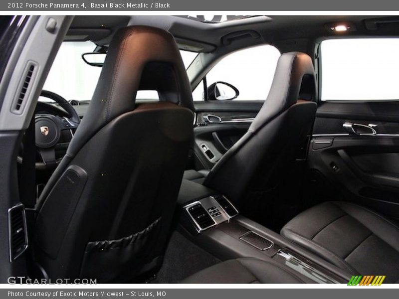 Basalt Black Metallic / Black 2012 Porsche Panamera 4