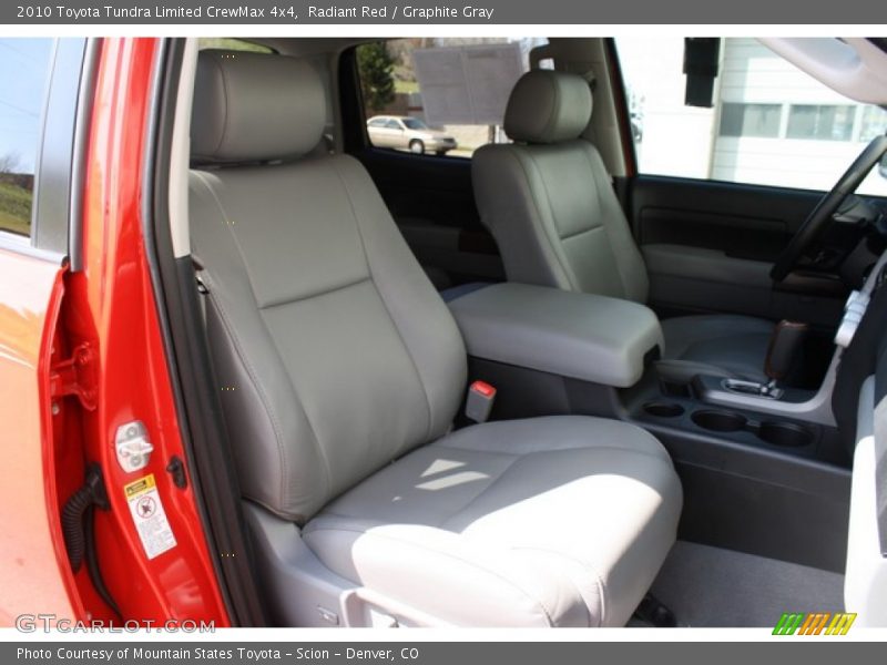 Radiant Red / Graphite Gray 2010 Toyota Tundra Limited CrewMax 4x4