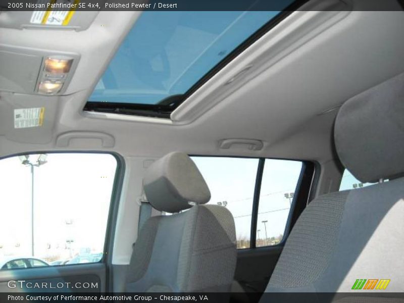 Polished Pewter / Desert 2005 Nissan Pathfinder SE 4x4