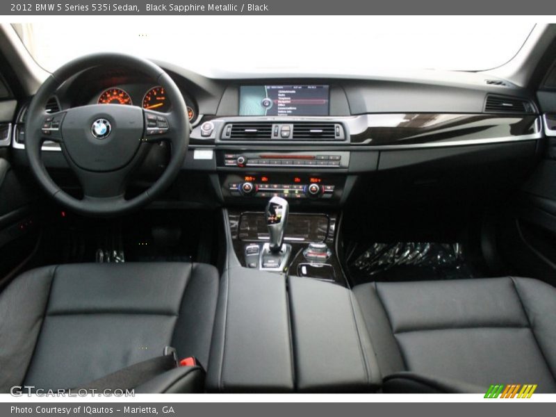 Black Sapphire Metallic / Black 2012 BMW 5 Series 535i Sedan