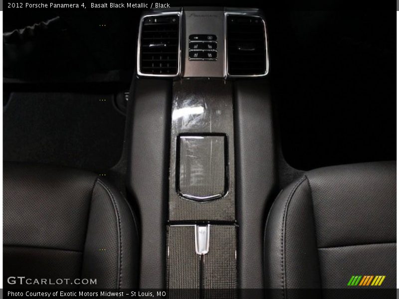 Basalt Black Metallic / Black 2012 Porsche Panamera 4