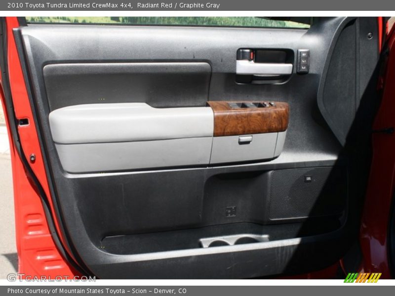 Radiant Red / Graphite Gray 2010 Toyota Tundra Limited CrewMax 4x4