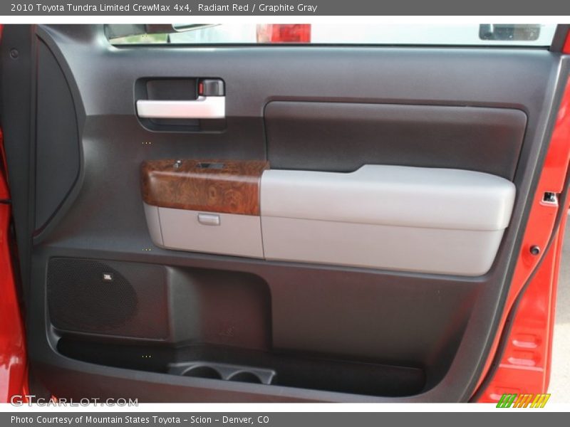 Radiant Red / Graphite Gray 2010 Toyota Tundra Limited CrewMax 4x4
