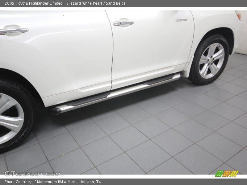 Blizzard White Pearl / Sand Beige 2009 Toyota Highlander Limited