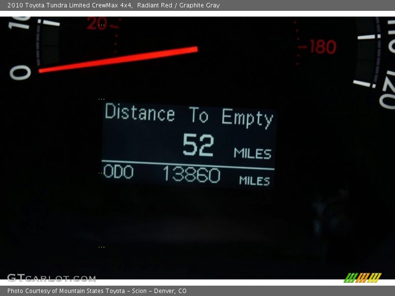 Radiant Red / Graphite Gray 2010 Toyota Tundra Limited CrewMax 4x4