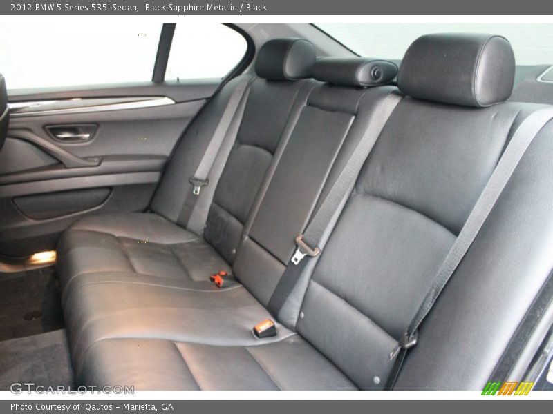 Black Sapphire Metallic / Black 2012 BMW 5 Series 535i Sedan