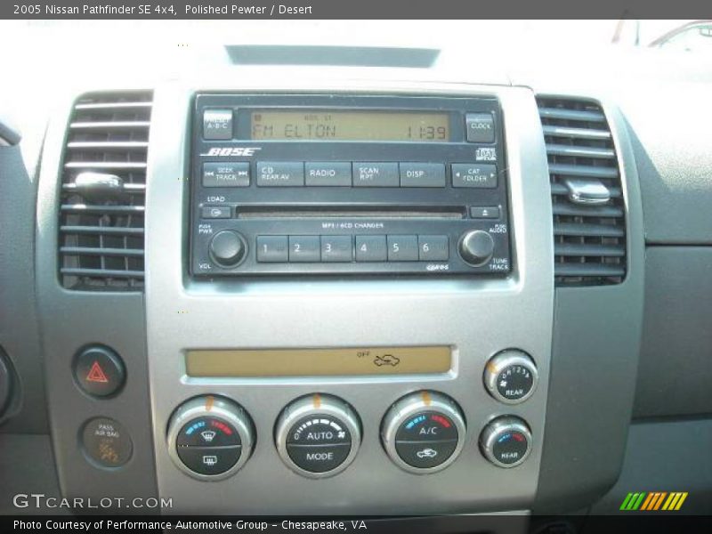 Polished Pewter / Desert 2005 Nissan Pathfinder SE 4x4