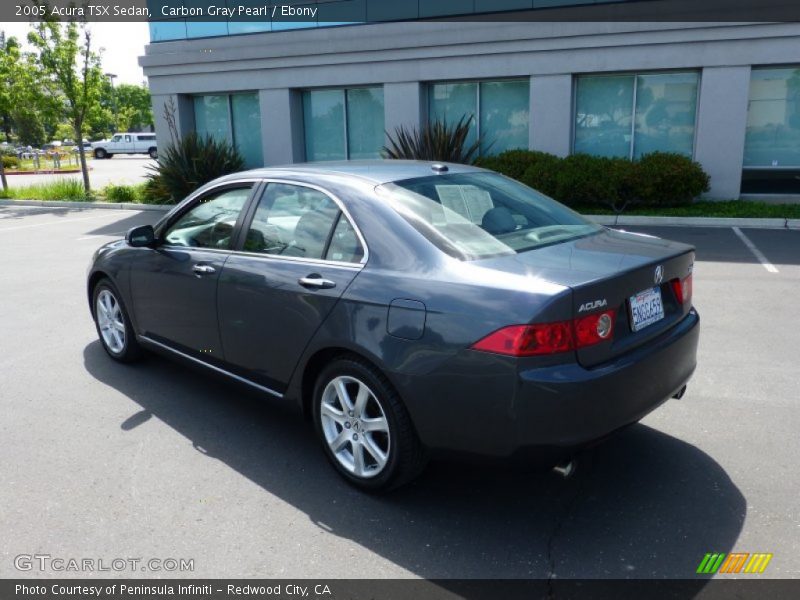 Carbon Gray Pearl / Ebony 2005 Acura TSX Sedan